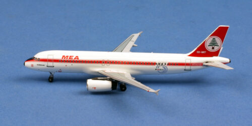 MEA Airbus A320 OD-MRT 75th "Retro livery"