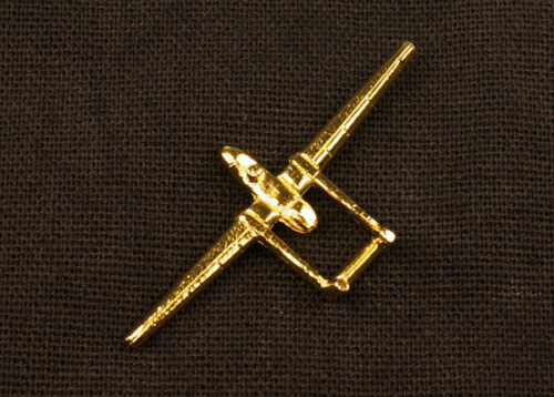 Pin's 3D doré 24ct EADS Harfang