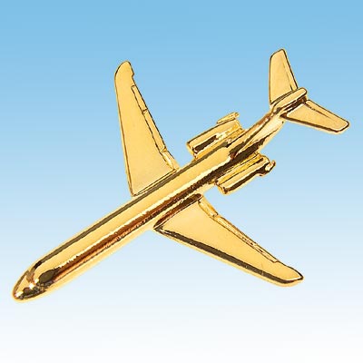 Pin’s 3D doré 24ct Boeing 717