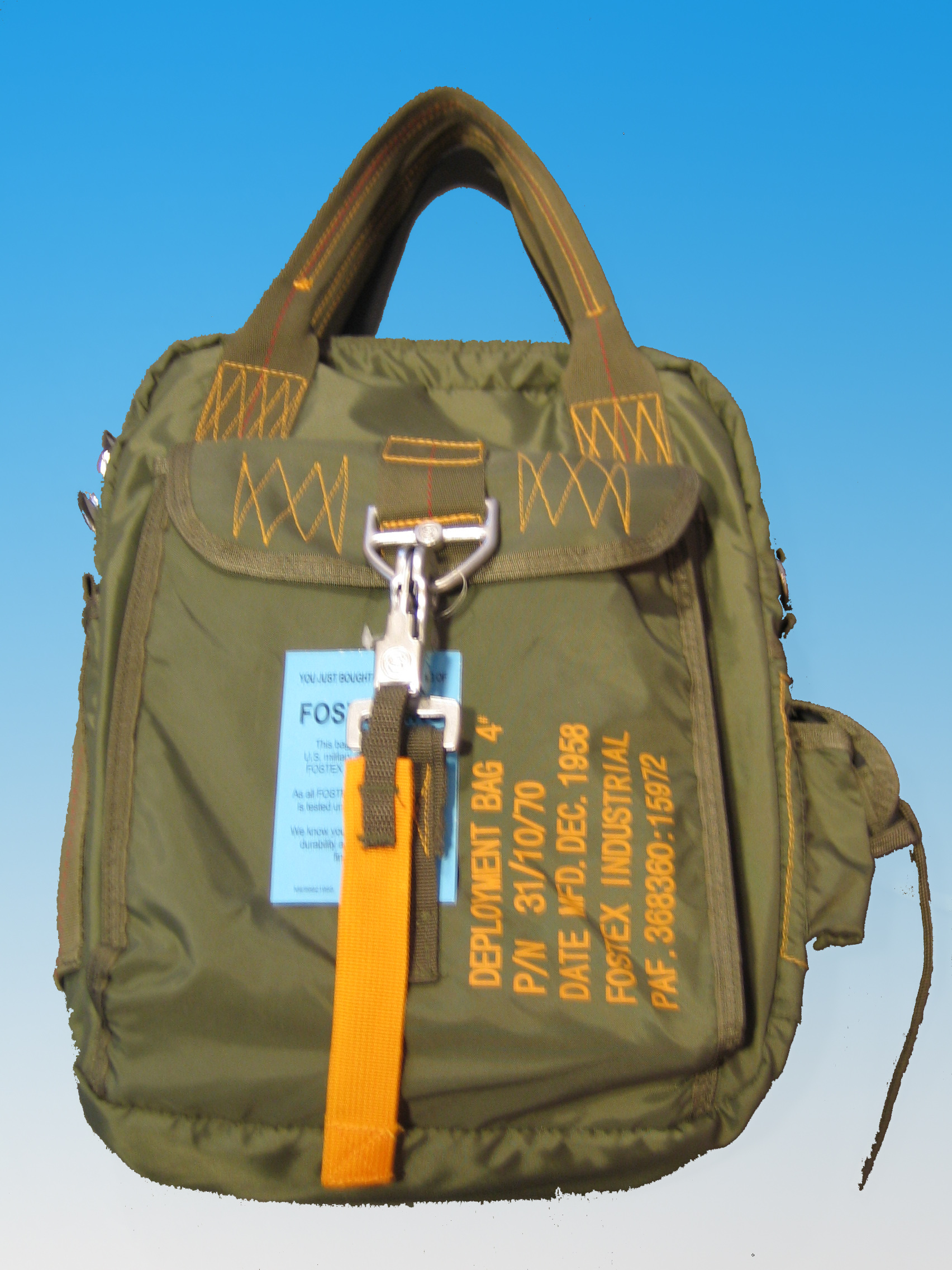 Sac porte-carte / Handle briefbag - Vert/Green