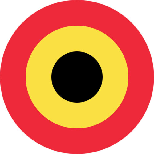 Cocarde Royal Belgian Air Force Ø10cm