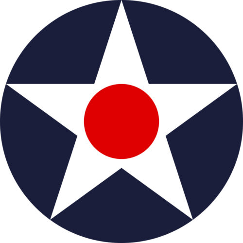 Cocarde US Army Air Force Ø10cm