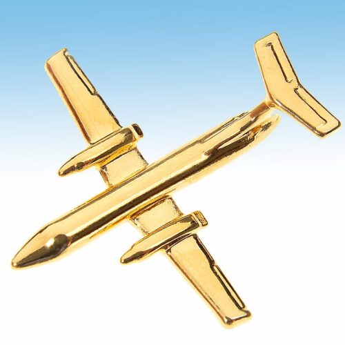 Pin's 3D doré 24ct Embraer 120 Brasilia