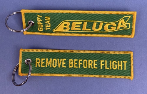 Porte-clef flamme Beluga Guppy Team