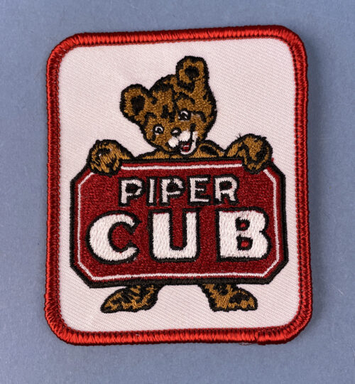 Écusson Piper Cub logo 80x65mm