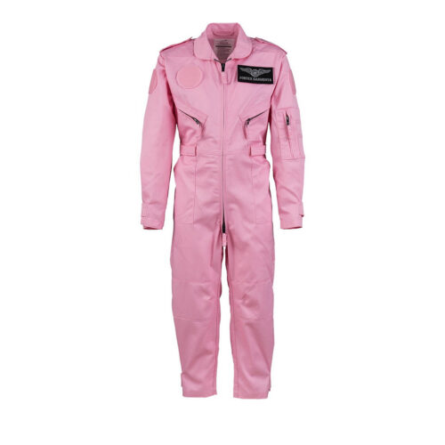 Combinaison de vol réplique US Air Force rose taille enfant
