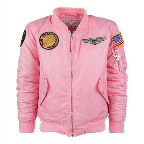 Blouson MA-1 Flight Jacket Top Gun rose taille enfant